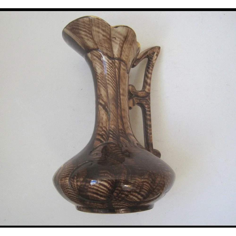 Extraordinary Vase Made in Belgium by Henry Bequet #314 Quaregnon 7